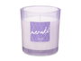 Acorde Bougie en verre violette 120 g 7x7x8 cm (Set de 12)