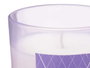 Acorde Bougie en verre violette 120 g 7x7x8 cm (Set de 12)
