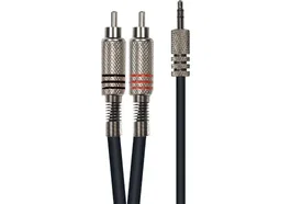 YELLOWCAB Câble Mini Jack Stéréo Mâle vers 2 RCA Mâle - 3m