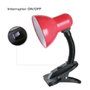 GSC Evolution Flexo de escritorio Saidu E27 Rouge avec pinza