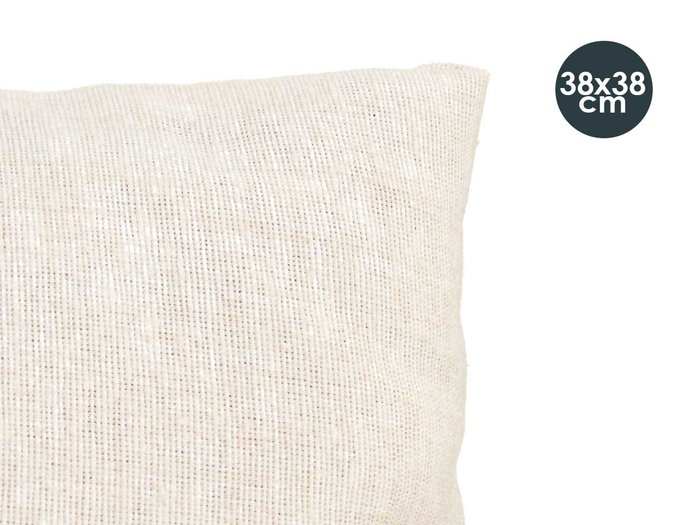 Giftdecor Coussin Rempli 38x38 cm Ivoire Giftdecor (Set de 10)