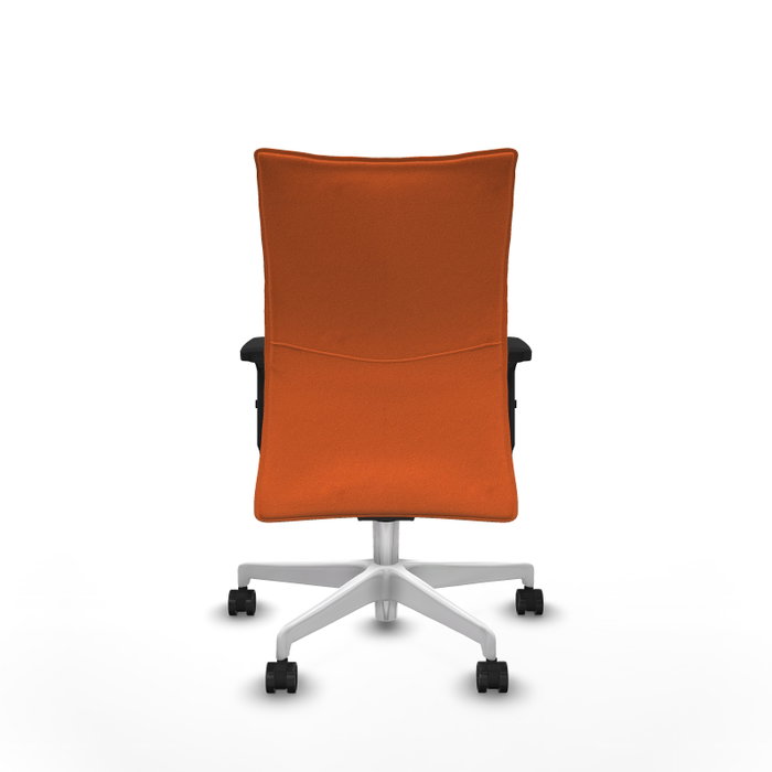 Piqueras Y Crespo Albacete Confidente Chaise de Bureau Orange avec Mécanisme Synchro Piqueras Y Crespo Albacete Confidente Chaise de Bureau Orange avec Mécanisme Synchro