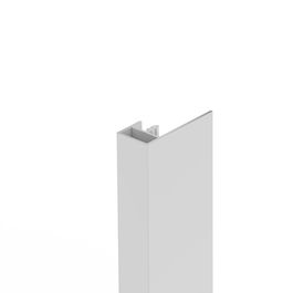 HERRAJES ALK Profil Vertical Ateneo 2.45 SP16, Argent Mat, Aluminium, 2.45m, Set de 6