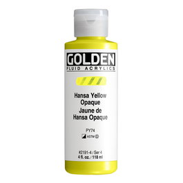 Golden Couleurs Acryliques Fluides Amarillo Hansa Opaco
