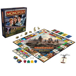 Monopoly Jeu de plateau Harry Potter F9422 Hasbro - Édition multilingue (portugais, espagnol) - Recommandé à partir de 8 ans