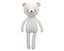 KioKids Cotton Friends Peluche Panda Patilargo en coton et polyester, écologique et lavable 30°, sécurisé 0-3 ans, blanc