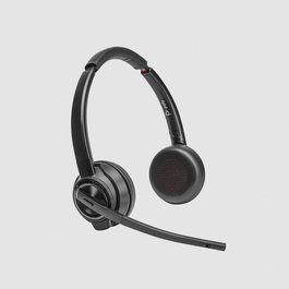 HP Savi 8420 - Casque DECT Stéréo pour Bureau avec Connectivité Universelle (Ordinateur, Téléphone Fixe, Mobile)