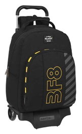 Safta Moch 305+Carro 905 Zone - Sac à dos avec chariot recyclé Blackfit8, dimensions 32x42x15 cm, âge recommandé 3 ans