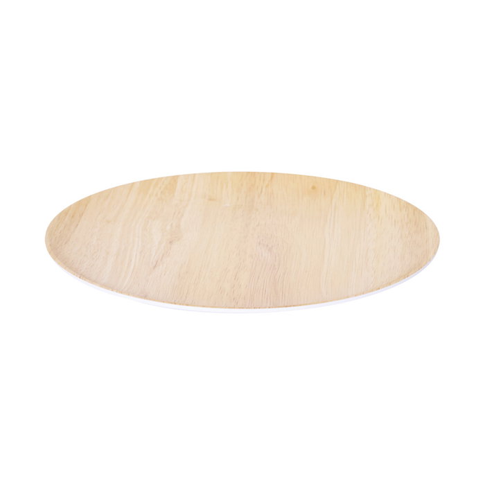 Home Deco Factory Plat en mélamine 20 cm de diamètre de couleur neutre de la collection THDF Home Deco Factory Plat en mélamine 20 cm de diamètre de couleur neutre de la collection THDF