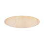 Home Deco Factory Plat en mélamine 20 cm de diamètre de couleur neutre de la collection THDF