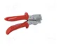 KNIPEX Ciseaux mitreuse 215 mm pour plastique et caoutchouc