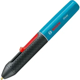 Bosch Gluey Pistolet à colle sans fil compact et polyvalent, 20 bâtonnets de colle inclus, Edition Lagoon Blue