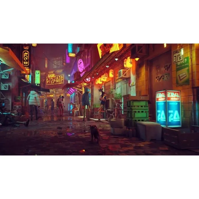 Just For Games Stray - Jeu d'aventure pour Nintendo Switch, incarnez un chat dans une ville cyberpunk, énigmes et exploration Just For Games Stray - Jeu d'aventure pour Nintendo Switch, incarnez un chat dans une ville cyberpunk, énigmes et exploration