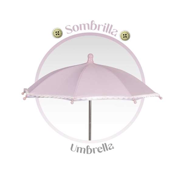 Decuevas - Coche reborn - Poussette repliable pour poupées reborn avec parasol et sac Sophie, pour poupées jusqu'à 55 cm