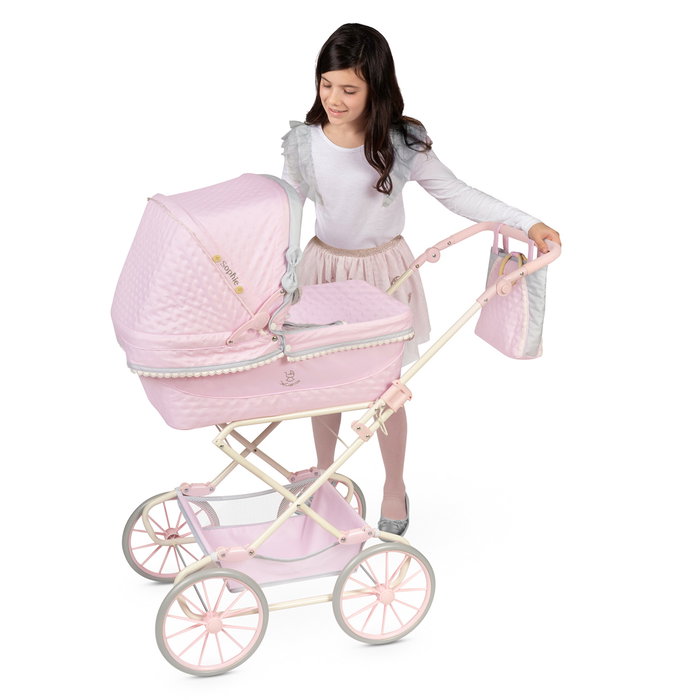Decuevas Poussette Reborn Sophie pliable avec ombrelle et sac