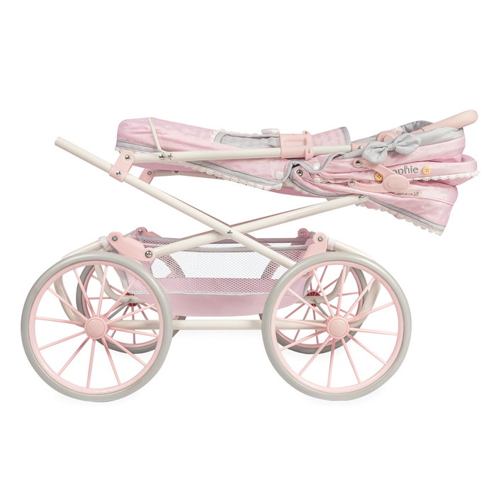 Decuevas Poussette Reborn Sophie pliable avec ombrelle et sac