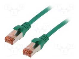 DIGITUS Cordon de raccordement Cat 6 S/FTP 1m RJ45 vert