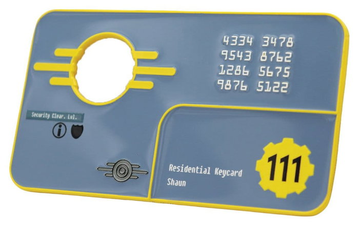 FaNaTtik Fallout réplique Security Keycard Vault 111 Limited Edition FaNaTtik Fallout réplique Security Keycard Vault 111 Limited Edition