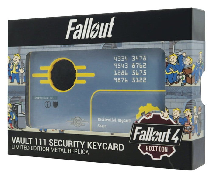 FaNaTtik Fallout réplique Security Keycard Vault 111 Limited Edition FaNaTtik Fallout réplique Security Keycard Vault 111 Limited Edition