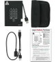 Apricorn SSD 256GB Aegis Padlock Fortress - Disque dur externe SSD sécurisé FIPS 140-2, AES 256 bits, clavier PIN, USB 3.0, résistant aux chocs