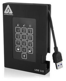 Apricorn Aegis Padlock Fortress 256 Go SSD Externe USB 3.0