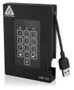 Apricorn SSD 256GB Aegis Padlock Fortress - Disque dur externe SSD sécurisé FIPS 140-2, AES 256 bits, clavier PIN, USB 3.0, résistant aux chocs