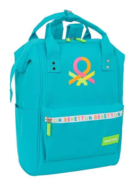 Benetton Sac à dos pour ordinateur portable 13 pouces Summer 27 x 40 x 19 cm Benetton Sac à dos pour ordinateur portable 13 pouces Summer 27 x 40 x 19 cm
