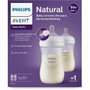 Philips Avent Lot de 2 biberons Natural 3.0 de 260 ml, Blanc