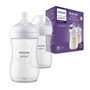 Philips Avent Lot de 2 biberons Natural 3.0 de 260 ml, Blanc