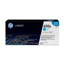 HP Cartouche de toner 650A Cyan (CE271A)