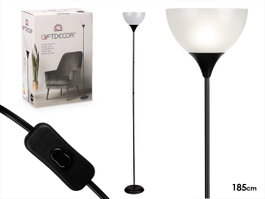 GIFTDECOR Lampe sur pied noire et blanche