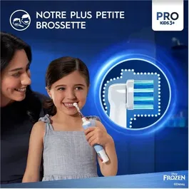 Oral-B Brosse à Dents Électrique Pro Kids Frozen pour Enfants dès 3 ans, 2 Modes, Poils Ultra-doux, 1 unité