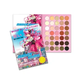 Rude Cosmetics Manga Anime Book 2 Palette de fards à paupières, 35 nuances