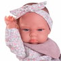 Antonio Juan Poupée Tufi avec billes et bavoir, 34 cm, poupée réaliste et câline pour enfant - Réf. 70402