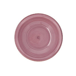 Quid Assiette Creuse Vita Peoni en Céramique Rose 21,5 cm