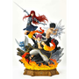 Prime 1 Studio Statue Fairy Tail Deluxe Version avec têtes interchangeables
