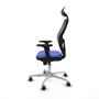 Piqueras y Crespo Chaise de Bureau avec Appui-tête 2D086G1 Bleu clair