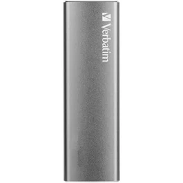 Verbatim VX500 SSD Externe Portable USB 3.2 NVMe, 480 Go, Gris Sidéral Aluminium, pour Ultrabook et PC