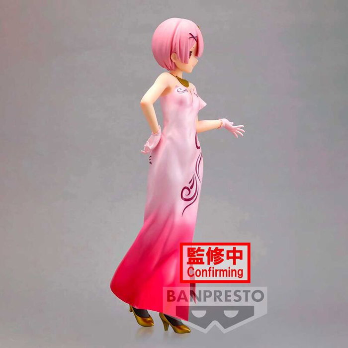 BANPRESTO Figura Ram Glitter & Glamorous - Re:Zero Starting Life in Another World - Statuette PVC avec effets glitter - 23 cm