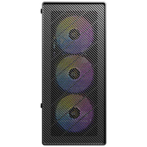 Antec AX26 ARGB Boîtier PC Gaming ATX Noir, 4 Ventilateurs FRGB, Panneau Trempé