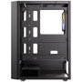 Antec AX26 ARGB Boîtier PC Gaming ATX Noir, 4 Ventilateurs FRGB, Panneau Trempé