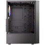 Antec AX26 ARGB Boîtier PC Gaming ATX Noir, 4 Ventilateurs FRGB, Panneau Trempé