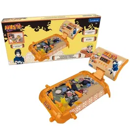 Lexibook - Flipper électronique de table Naruto avec écran LCD, sons et lumières, 4 flippers et bumpers, jeu pour enfants dès 6 ans