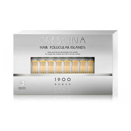 Labo Crescina Follicular Islands 1900, Sérum en ampoules pour cuir chevelu - Stimulation de la croissance capillaire - Pour femmes - 20 ampoules