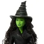 Wicked JFM12 - Poupée Deluxe Elphaba Thrillifying de 29 cm avec cape, balai et Grimmerie - Figurine collection de film Wicked - Jouet enfant 6 ans et plus