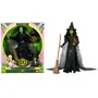 Wicked JFM12 - Poupée Deluxe Elphaba Thrillifying de 29 cm avec cape, balai et Grimmerie - Figurine collection de film Wicked - Jouet enfant 6 ans et plus