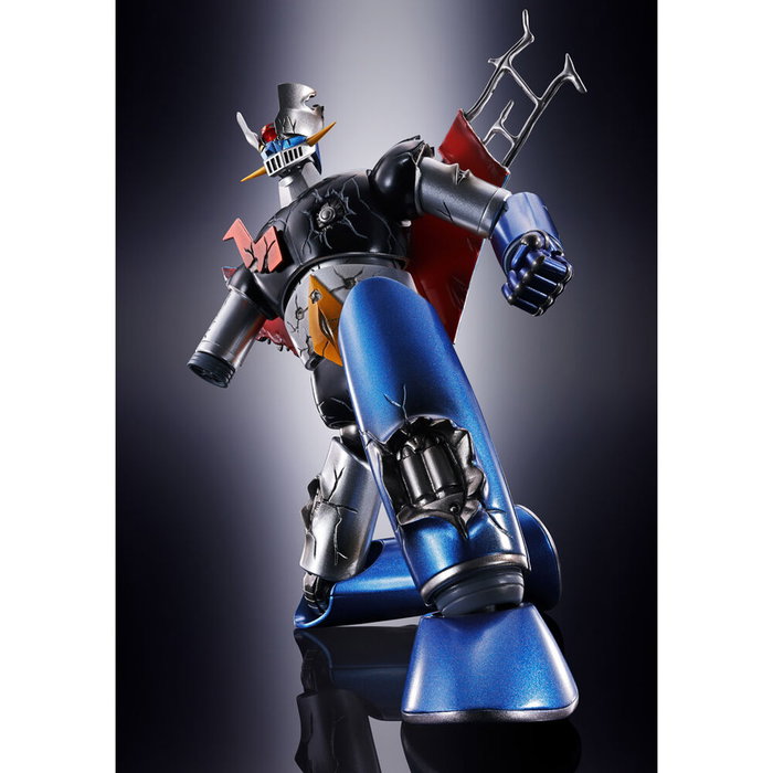 TAMASHII NATIONS Figuarts GX-105D Mazinger Z Kakumei Shinka - Mazinger Z Version Endommagée Figurine Articulée 16.5 cm avec Jet Scrander et Accessoires