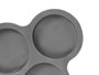 Kinvara Moule en Silicone 3 Compartiments Gris pour Air Fryer 23x21,5x2 cm (Set de 24)