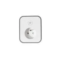 Konyks Priska - Prise connectée Wi-Fi Bluetooth 16A avec 2 ports USB-A et compteur de consommation - Compatible Google Home Alexa