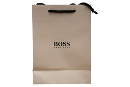 Hugo Boss - Sac de courses en carton et papier - Blanc